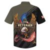Us Army Eagle God Bless Veteran Hawaiian Shirt
