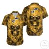 Utah Jazz Nba Skull Hawaiian Shirt