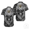 Vegas Golden Knights Nhl Skull Hawaiian Shirt