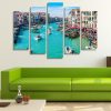 Venice Italy 03 - Nature 5 Panel Canvas Art Wall Decor