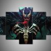 Venom - Movie 5 Panel Canvas Art Wall Decor