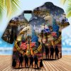 Veteran Home Of The Free Because Of The Brave Hawaiian Shirt