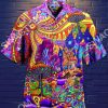 Vintage Hippie Cartoon All Over Printed Hawaiian Shirt