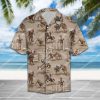 Vintage Riding Horse All Over Printed Hawaiian Shirt
