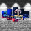 Wall-E - Anime 5 Panel Canvas Art Wall Decor