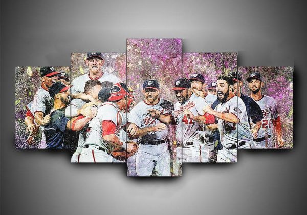 Washington Nationals - Sport 5 Panel Canvas Art Wall Decor