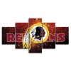 Washington Redskins - Team - Sport 5 Panel Canvas Art Wall Decor