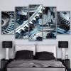 Watch Gears - Automative 5 Panel Canvas Art Wall Decor