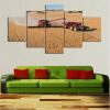 Wheat Harvest - Automative 5 Panel Canvas Art Wall Decor