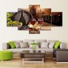 Wine Cellar Tasting - Wine 5 Panel Canvas Art Wall Decor