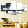Woman Workout - Abstarct 5 Panel Canvas Art Wall Decor