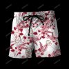 Yuengling Lager Dark Red Tropical Plant Hawaiian Shirt