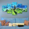 Zelda 03 - Gaming 5 Panel Canvas Art Wall Decor