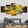 Zodiac - Gemini #1 - Abstract 5 Panel Canvas Art Wall Decor