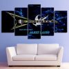 guitar Alexi Laiho - Music 5 Panel Canvas Art Wall Decor